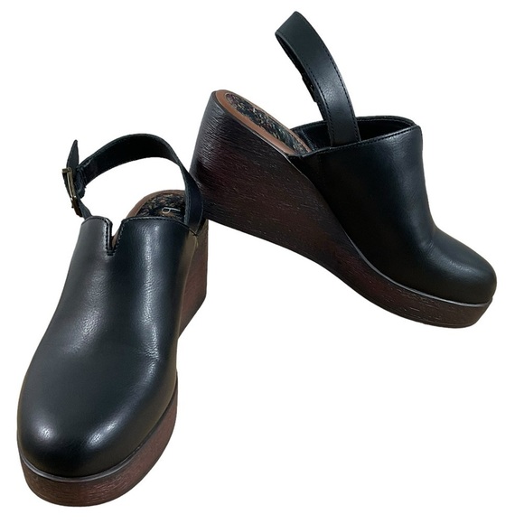 b.o.c. Shoes - B.O.C Born Concept  Slingback Wedge Clogs Shoes Back Strap 10M BC0033109